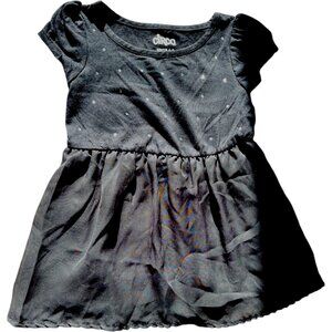 Circo girl's black shimmer gemstone tutu dress‎ sz XS 4-5